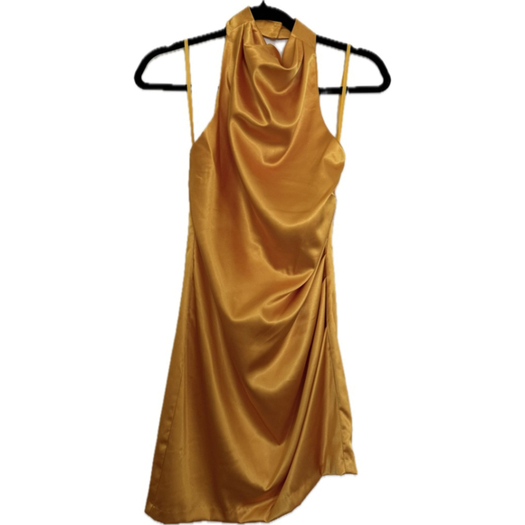 GB Yellow Satin Dress, size 3 - Picture 5 of 6